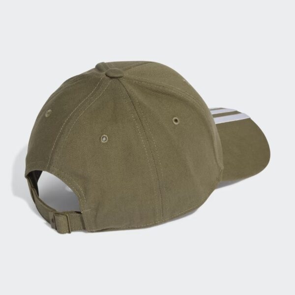 Baseball 3-stripes cappello cotton twill