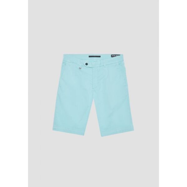 PANTALONE BRYAN SKINNY FIT IN TWILL DI COTONE ELASTICO REACTIVE DYE