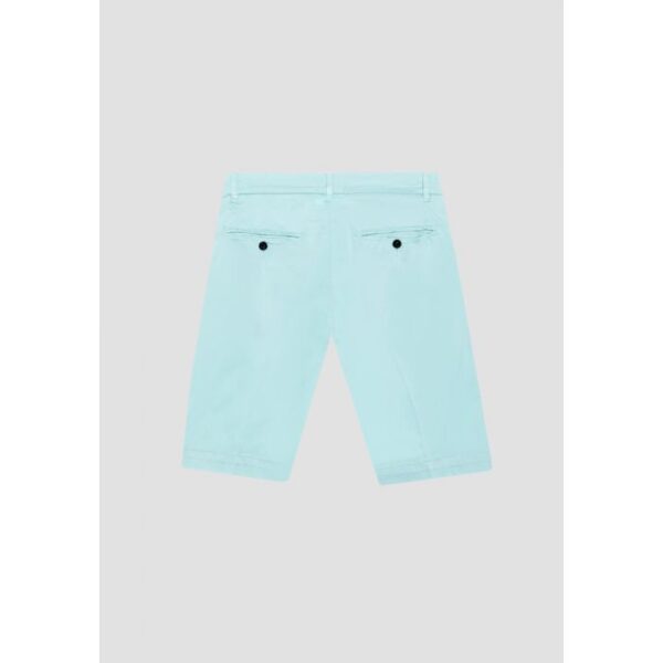 PANTALONE BRYAN SKINNY FIT IN TWILL DI COTONE ELASTICO REACTIVE DYE