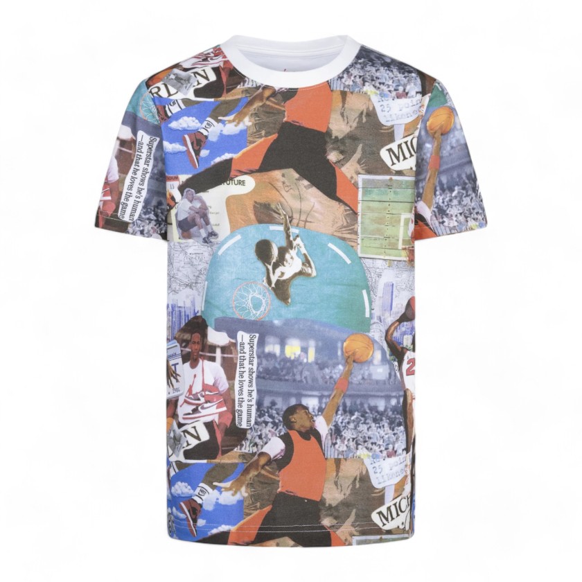 Nike Jordan Brooklyn Collage T-shirt - bambino