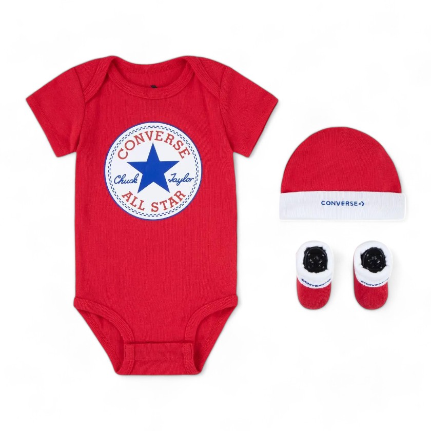 Set body con berretto e babbucce 0-6M