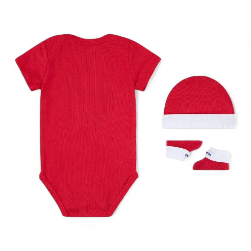 Set body con berretto e babbucce 0-6M