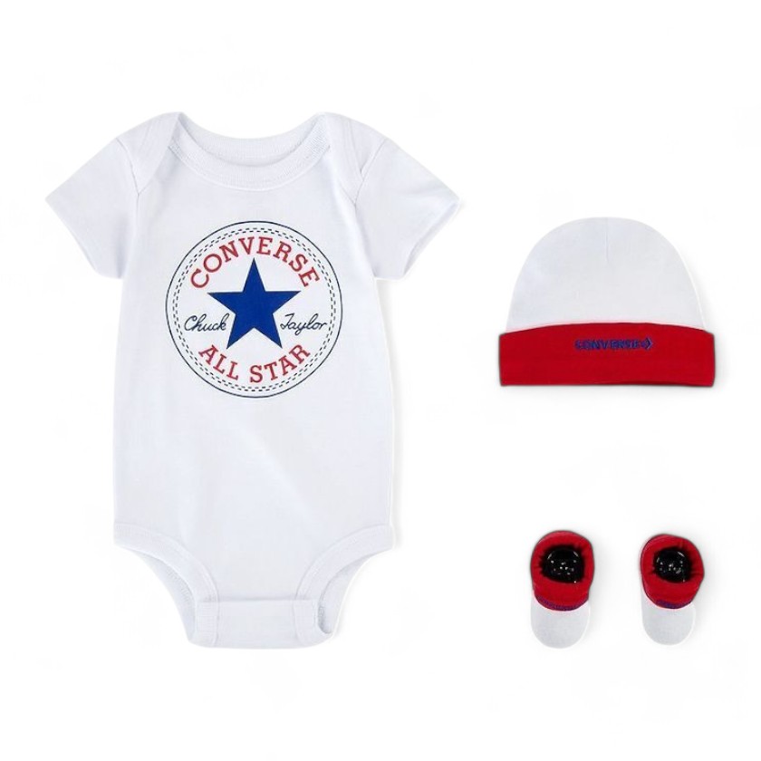 Set body con berretto e babbucce 0-6M