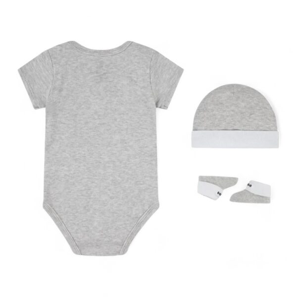 Set body con berretto e babbucce 6-12M