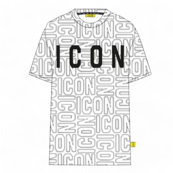 Icon t-shirt maxi logo all-over