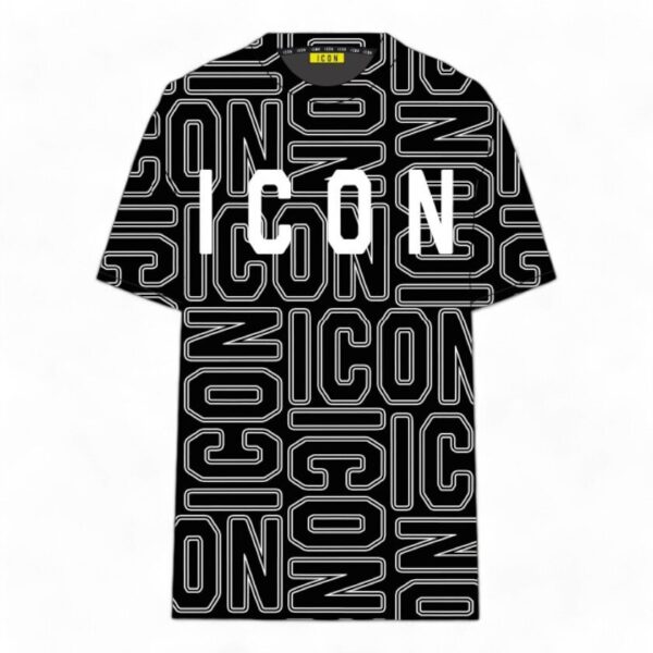 Icon t-shirt maxi logo all-over