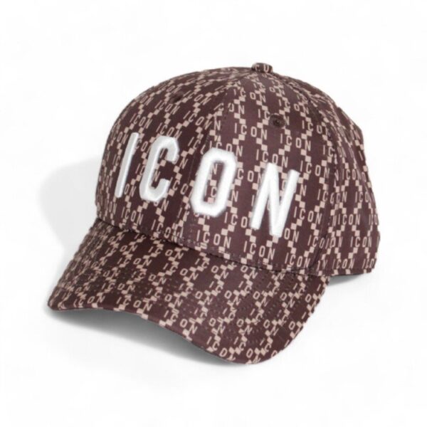 Icon cappello con visiera logo all-over