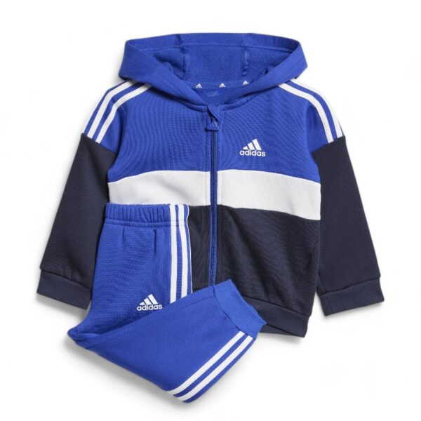 Tuta per bambini adidas Tiberio 3-Stripes Colorblock Fleece