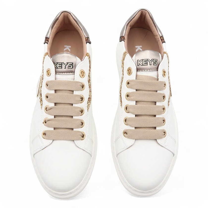 Keys sneakers con dettagli glitter